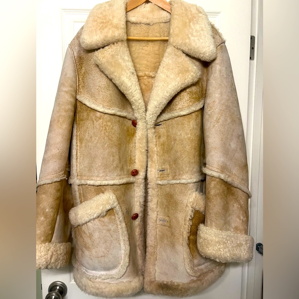 Vintage Hastings Leather coat with wool lining